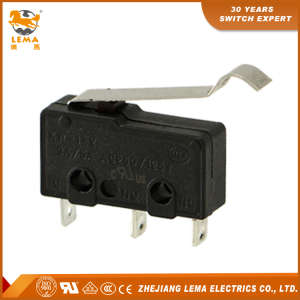 Lema Kw12-55 UL Lever Solder Terminal Subminiature Micro Switch